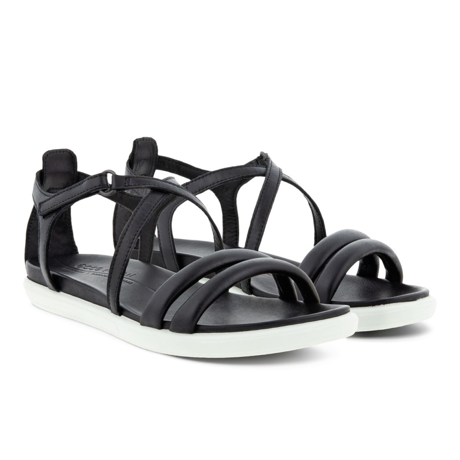 Simpil Sandal Black Siin On Ee